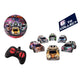 Revell Ultra Racers Series 1 surprise packaging featuring a mystery Itasha-style R/C car with colorful anime-inspired graphics and a compact 2.4 GHz remote control.