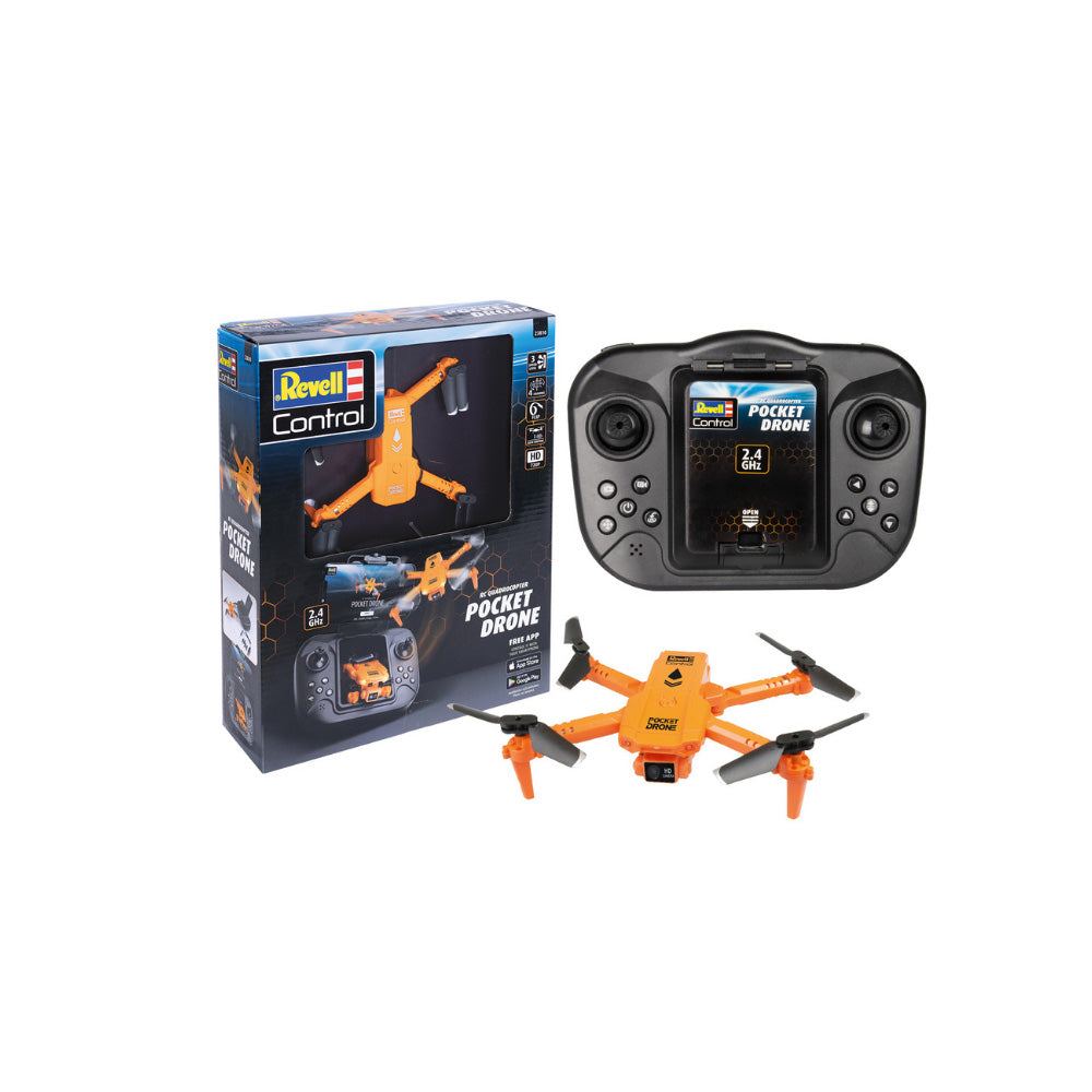 RC QUADROCOPTER-POCKET DRONE RECHARGABLE
