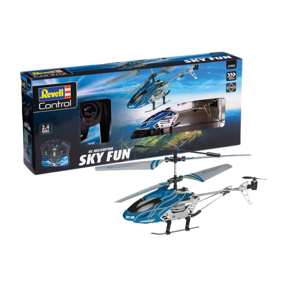 R EVELLRC HELICOPTER SKY FUN, Ages 8+