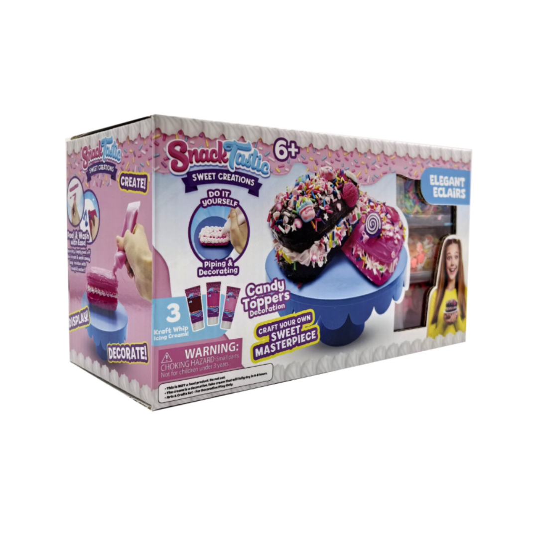 SNACK TASTIC ELEGANT ECLAIR DESIGN,Ages 6+
