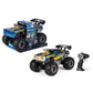 Extra-large Revell Ghost Driver XXL RC stunt car in a bold multicolor finish, featuring oversized shock-absorbing tires, a reversible double-sided chassis, and a professional 2.4 GHz pistol-grip remote control.