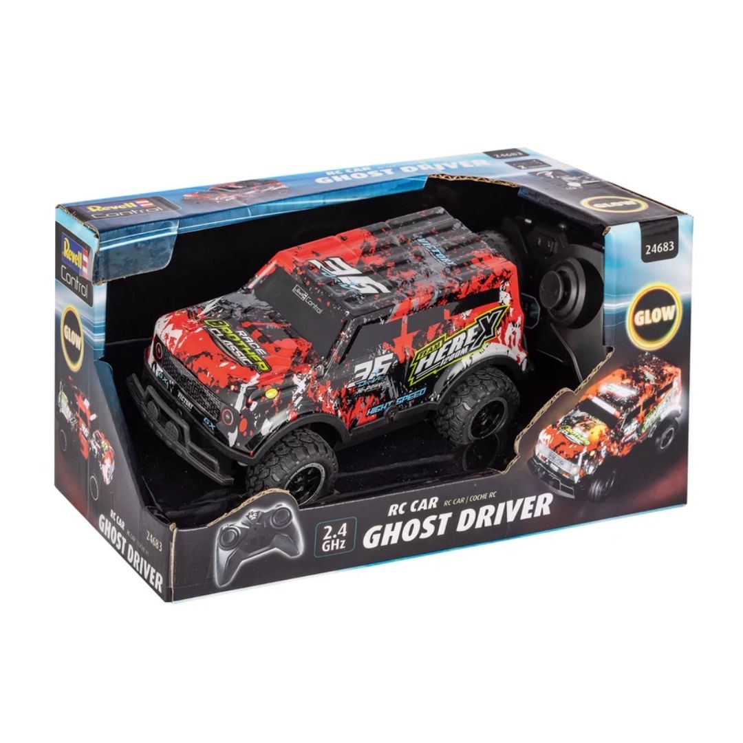 REVELL RC GHOST DRIVER RED RECHARGABLE, Ages 6+