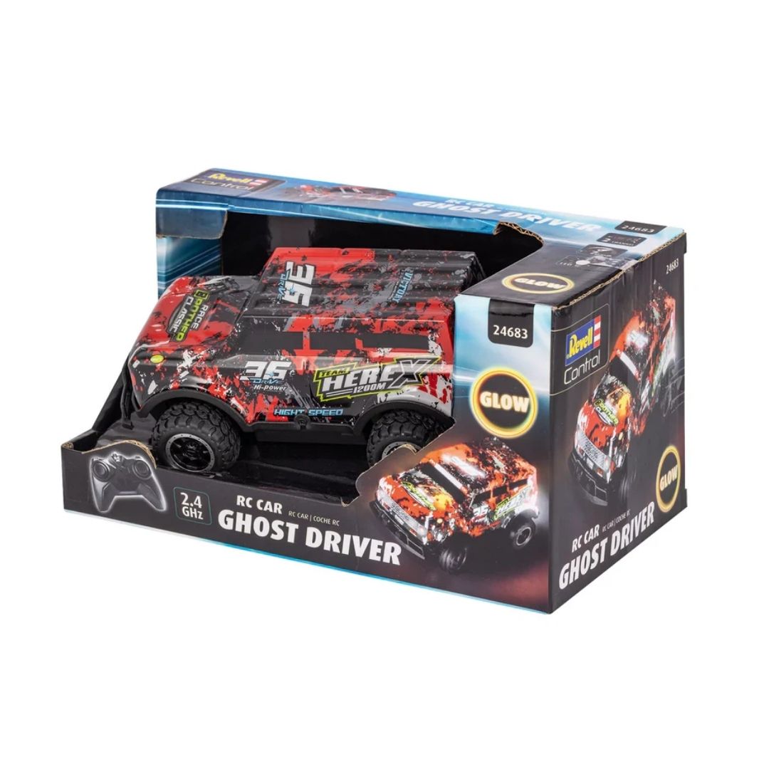 REVELL RC GHOST DRIVER RED RECHARGABLE, Ages 6+