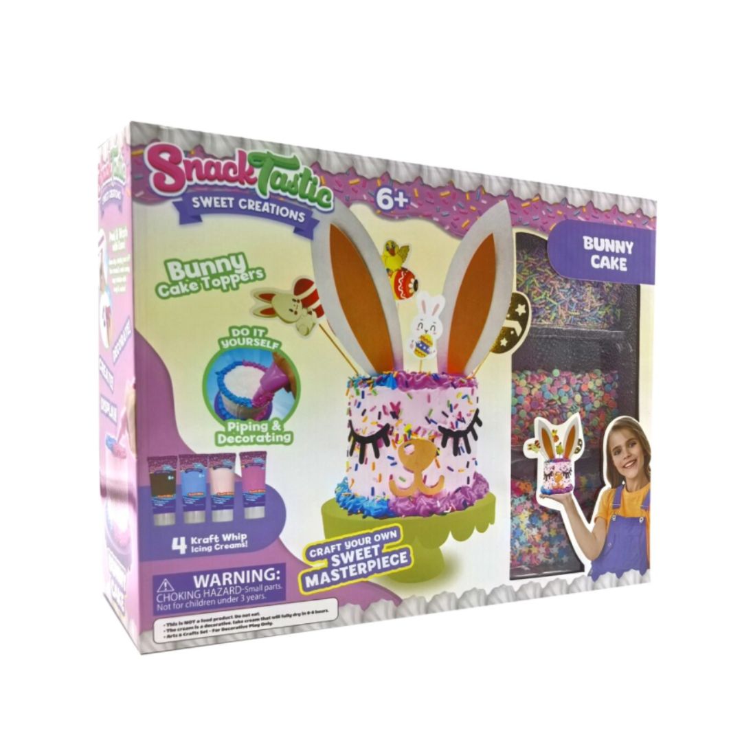 SNACK TASTIC EASTES BUNNY CAKE,Ages 6+