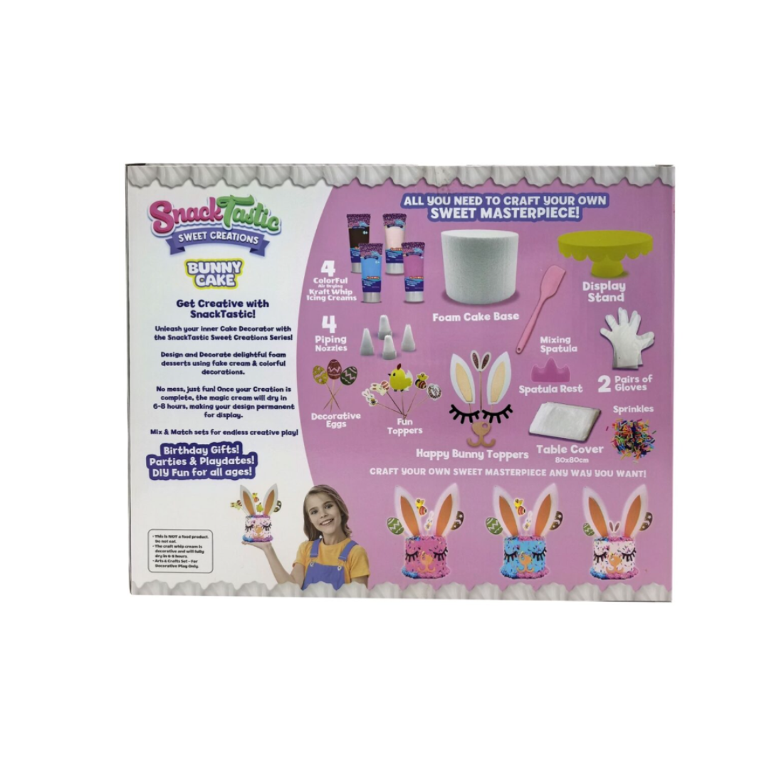 SNACK TASTIC EASTES BUNNY CAKE,Ages 6+