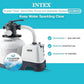 INTEX SAND FILTER 2650 GALLON & SALTWATER SYSTEM (32ft), Ages Adult