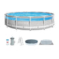 INTEX PRISM CLEARVIEW FRAMEPOOL SET(427cmX107cm),age:8-13,gender:unisex