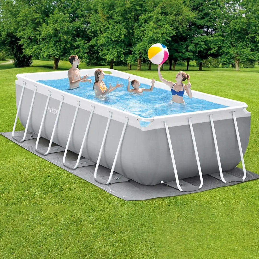 INTEX PRISM FRAME REC.POOL SET(488X244X107), Ages 6+