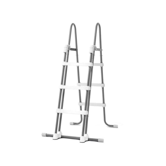 Intex 91cm above ground pool ladder with removable safety steps and corrosion resistant steel frame for adults