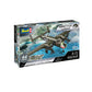 Revell 1:72 scale B-25 Mitchell bomber aircraft assembly kit with easy-click snap pieces for kids and collectors
