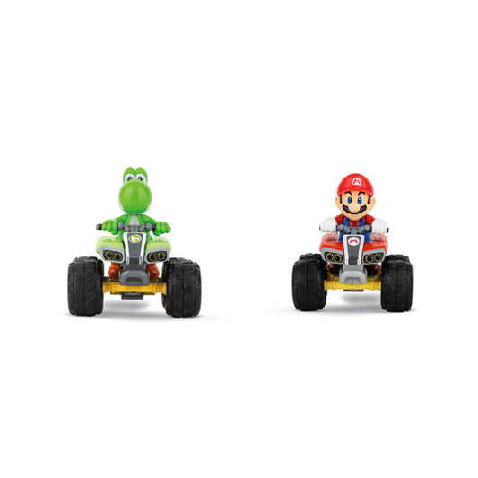 RC MARIO KART TWIN PACK MARIO QUAD 1:40 MARIO & YOSHI