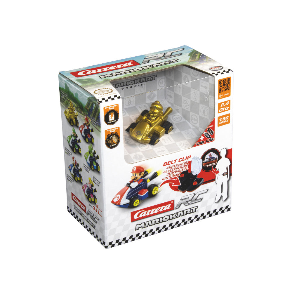 RC MARIO KART MINI MARIO GOLD