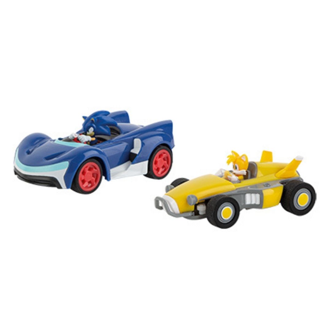 CARRERA TEAM SONIC RACING MINI RC - SONIC & TAILS 1:43, Ages 6+