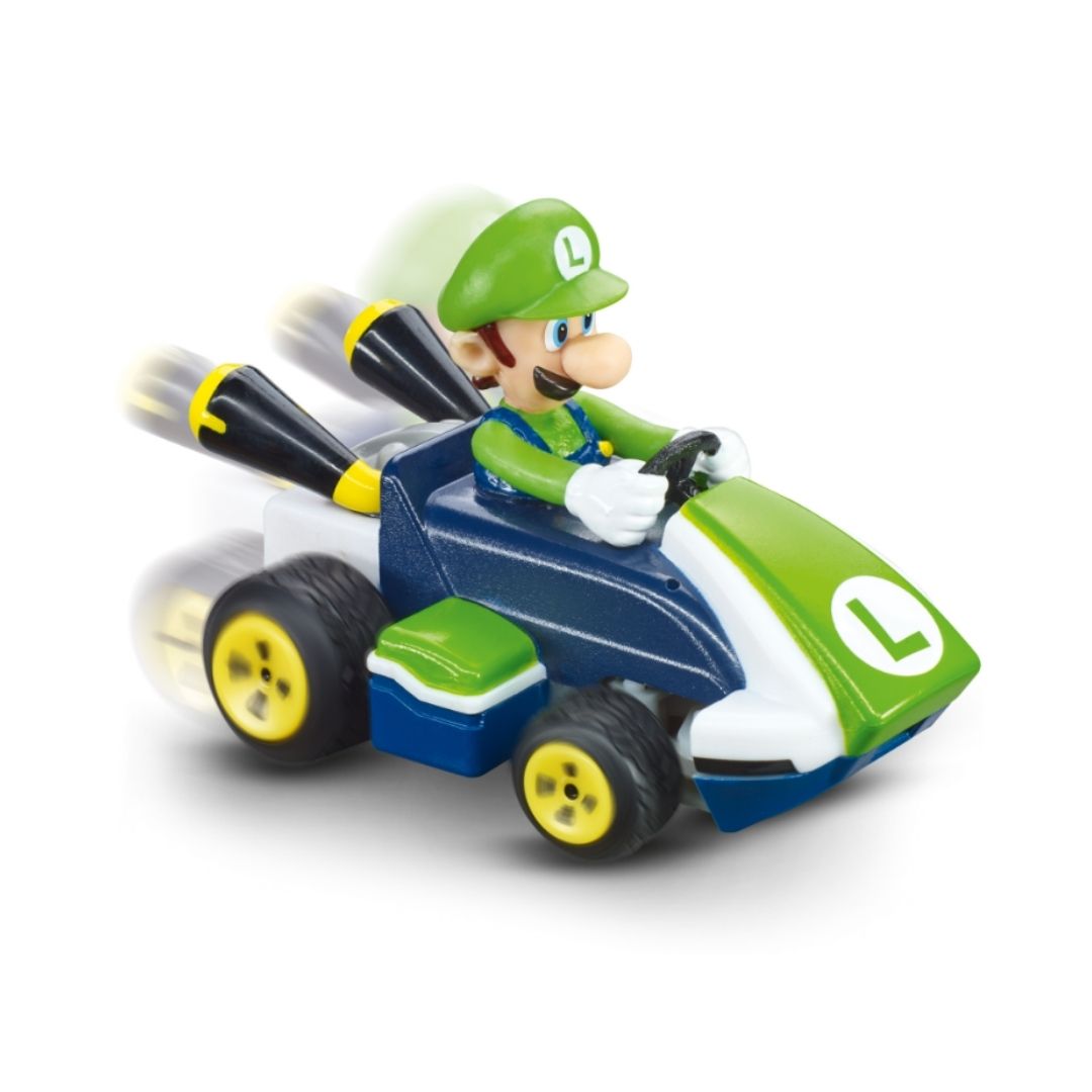 CARRERA MARIO KART MINI RC LUIGI (PAPERBOX), Ages 6+