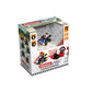 Toad Mario Kart mini RC car by Carrera, featuring a 1:50 scale Toad in his signature blue and white racing kart with a 2.4 GHz remote controller.