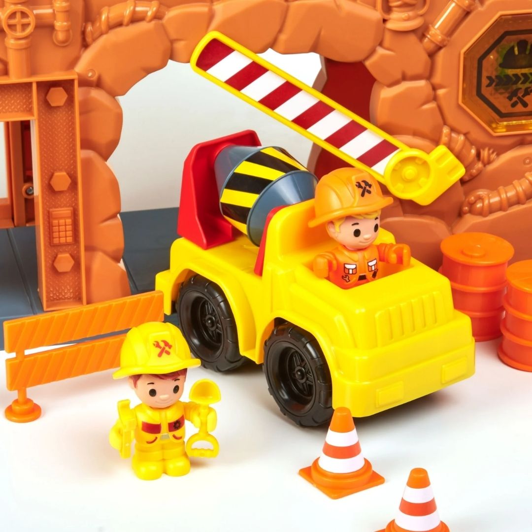 CHAPMEI TINY KIDDOM L&S BUILDING KIDS CONTRUCTION PLAYSET, Ages 3+