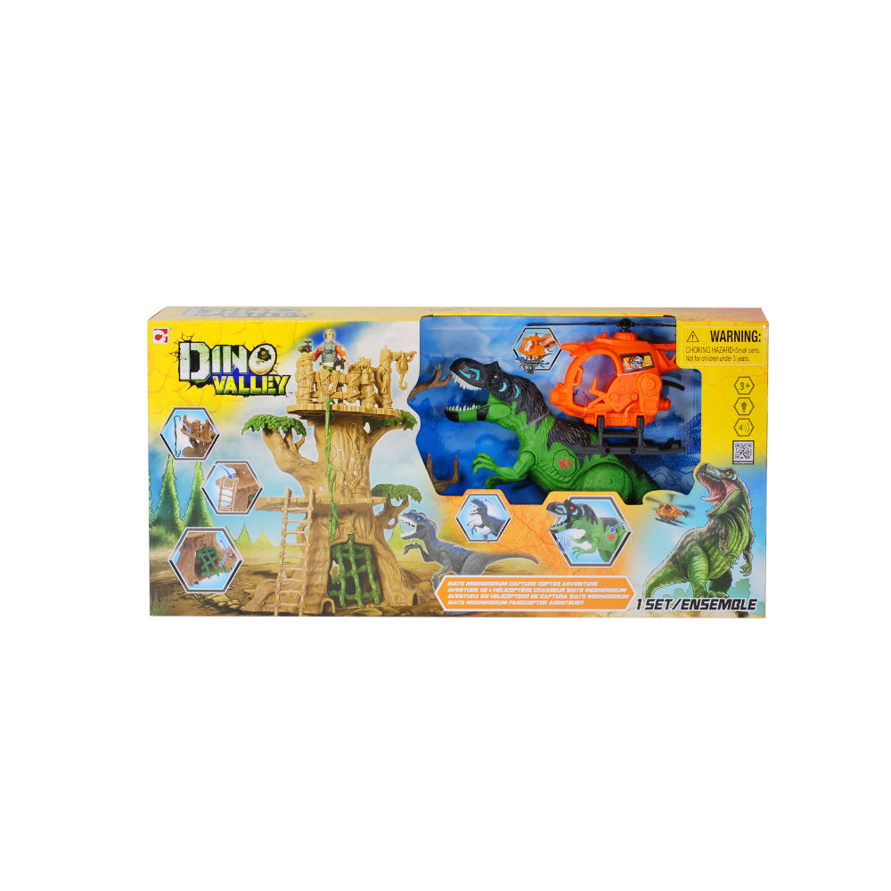 DINO VALLEY L&S STATS MEEKERORUM CAPTURE COPTER PLAYSET