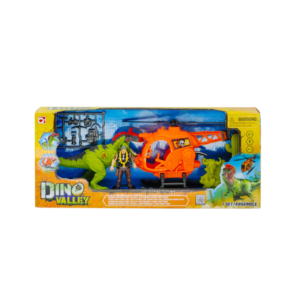 DINO VALLEY L&S CONCAVENATOR CLAW PODCOPTER PLAYSET