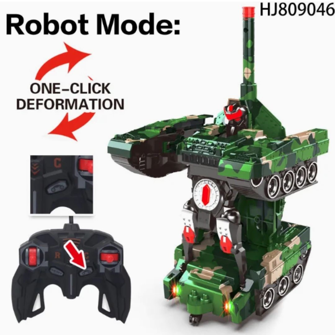 HONGRUI TOYS R/C TRANSFORMER TANK TRUCK CAR, Ages 6+