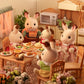 SYLVANIAN FAMILIES NEW CHOCOLATE RABBIT FAMILY, Ages 3+