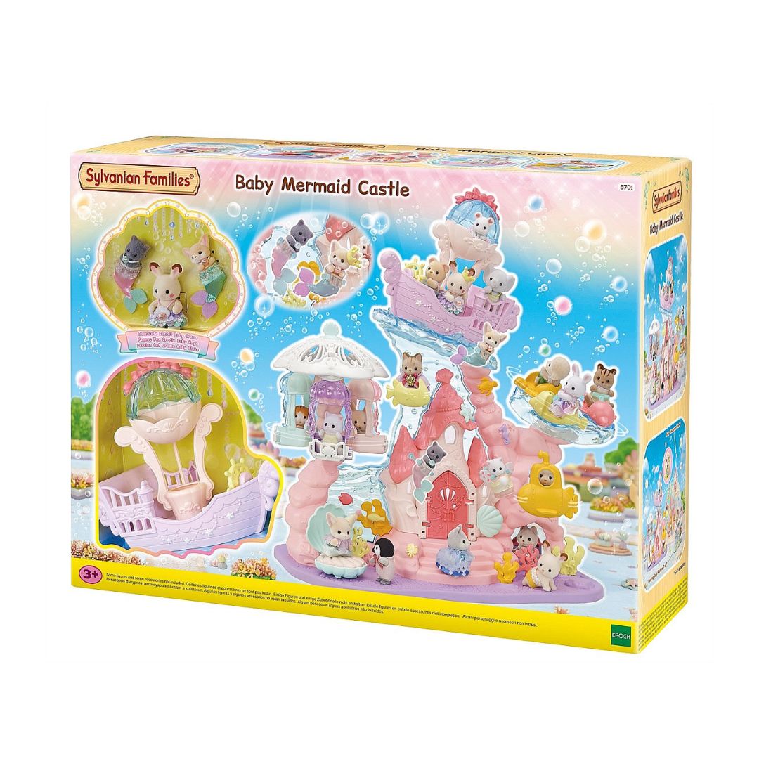 Sylvanian Families baby nursery crib furniture set with miniature mattress bedding and storage drawers