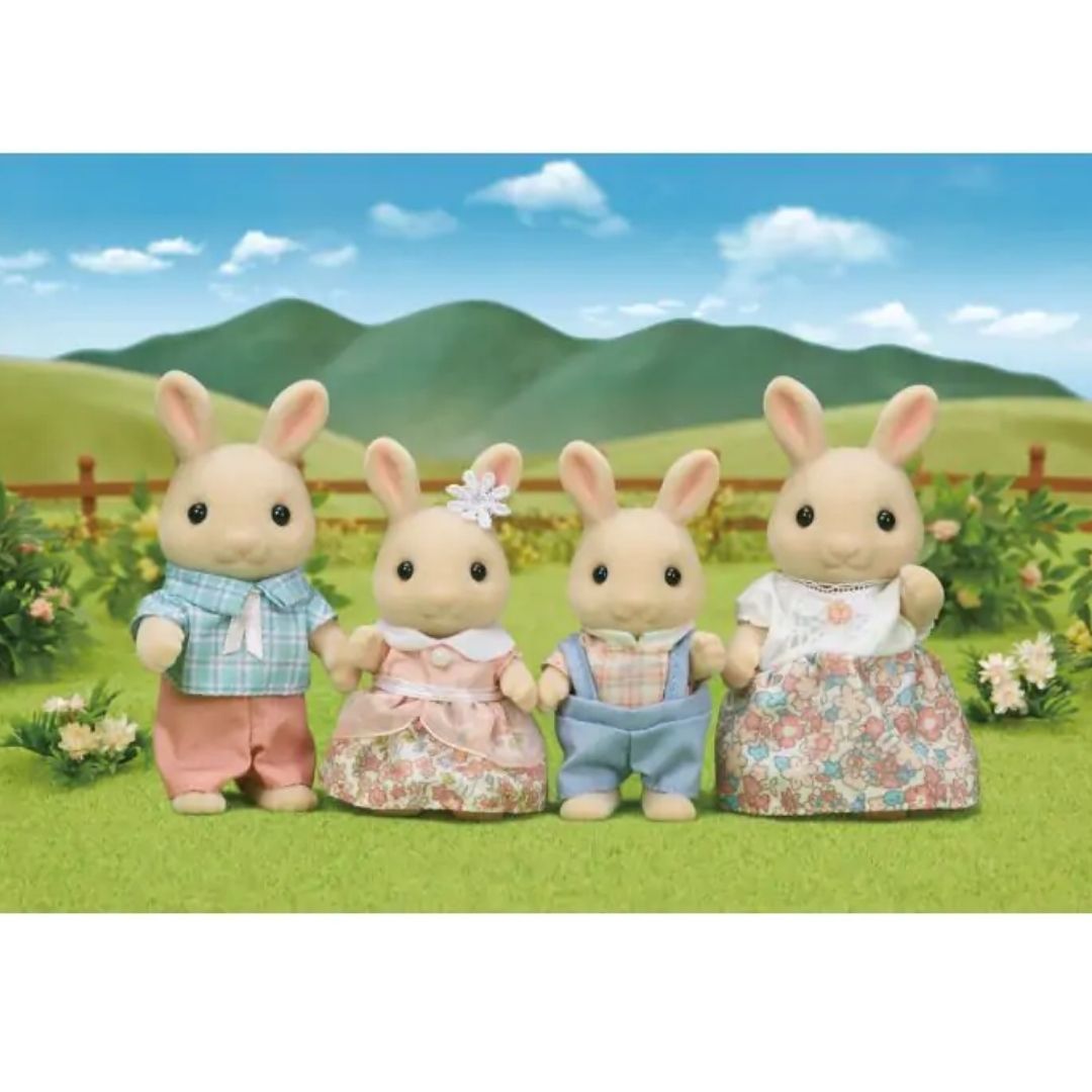 SYLVANIAN FAMILIES MILK RABBIT FAMILY, Ages 3+