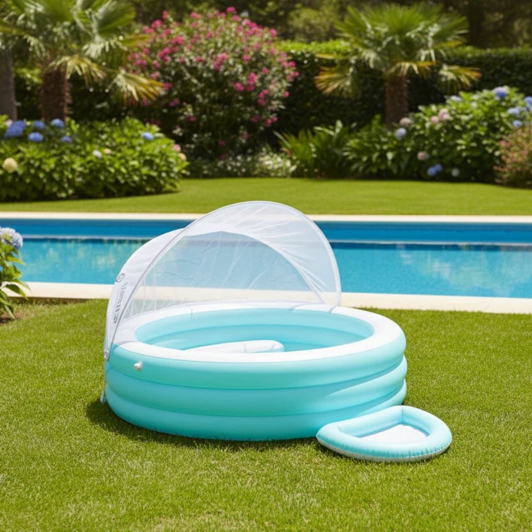 INTEX SWIM CENTER CANOPY LOUNGE POOL, Ages 3+