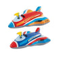 Intex Jet Fighter inflatable airplane ride-on pool float with an integrated toy water gun blaster and a heavy duty grip handle