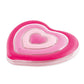 Intex Sweetheart inflatable pool float featuring a romantic heart-shaped design and a comfortable flat surface for lounging on the water.