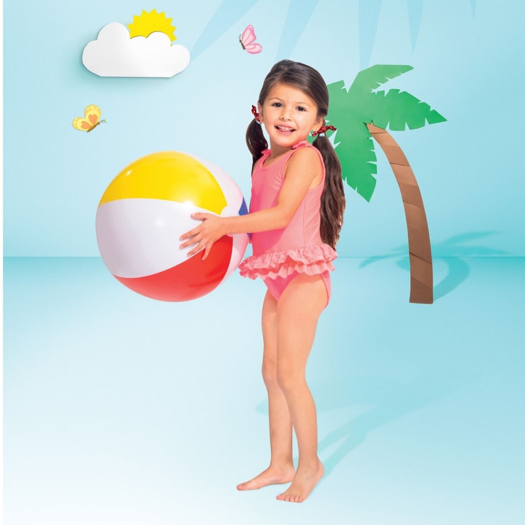 INTEX GLOSSY PANEL BALL (51cm), Ages 3+