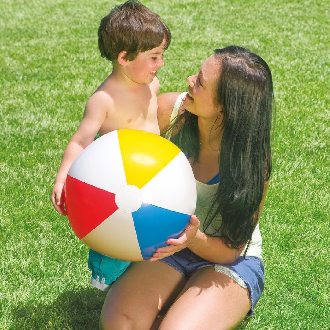 INTEX GLOSSY PANEL BALL (51cm), Ages 3+