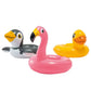 Intex Animal Split Ring pool float featuring a friendly animal head design and a split-back opening for easy "manual" entry and exit for toddlers.