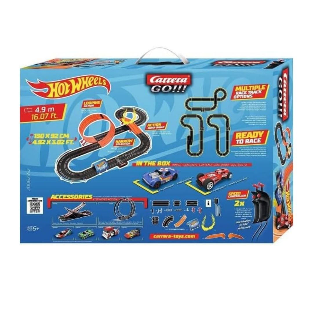 CARRERA GO! HOT WHEELS(4.9M), Ages 6+