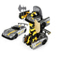Official 1:14 scale Rastar Mercedes-Benz remote control car in a multicolor finish, shown in a motorized transformation into a standing robot with working LED lights and authentic Mercedes-Benz branding.