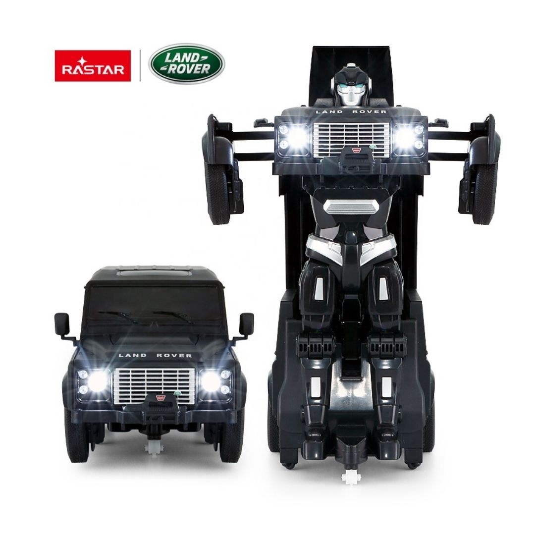 RASTAR RC LAND ROVER DEFENDER TRANSFORMABLE CAR, Ages 8+