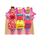 HTIC FASHION DOLL MICHELLE FASHION DOLL 29CM 6PC DISPLAY, Ages 3+