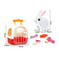 LT CUTE PET RABBIT WHITE BACKPACK, Ages 3+