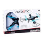 High-speed Silverlit RC Stunt Drone in a vibrant multicolor finish, featuring a reinforced aerodynamic chassis, four high-torque rotors, integrated LED flight lights, and a professional 2.4 GHz transmitter.