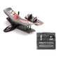 Aerodynamic Silverlit Bi-Wing Evo R/C biplane in a vibrant multicolor finish, featuring a lightweight crash-resistant foam body, dual-propeller propulsion, and a professional 2.4 GHz transmitter.