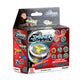 Compact Silverlit Spinner stunt vehicle in a vibrant multicolor finish, featuring specialized high-traction wheels for rapid 360-degree rotation and an ergonomic mini-remote control.