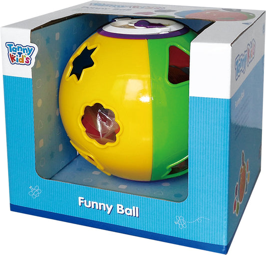 Tanny Kids Funny Ball colorful textured sensory toy for toddlers 12 months and up indoor play