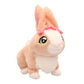 IMC Toys Betsy brown plush interactive bunny rabbit toy hopping on a playroom carpet floor