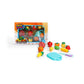 Fun Factory 12 piece colorful plastic fruit toy set for kids pretend play kitchen