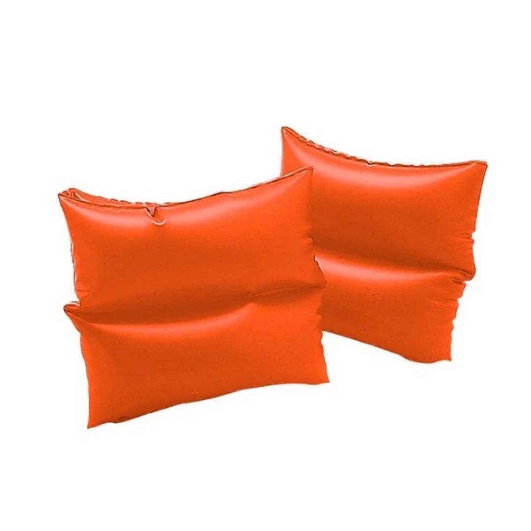 Intex bright orange inflatable deluxe swimming arm bands for kids aged 3 to 6 years old
