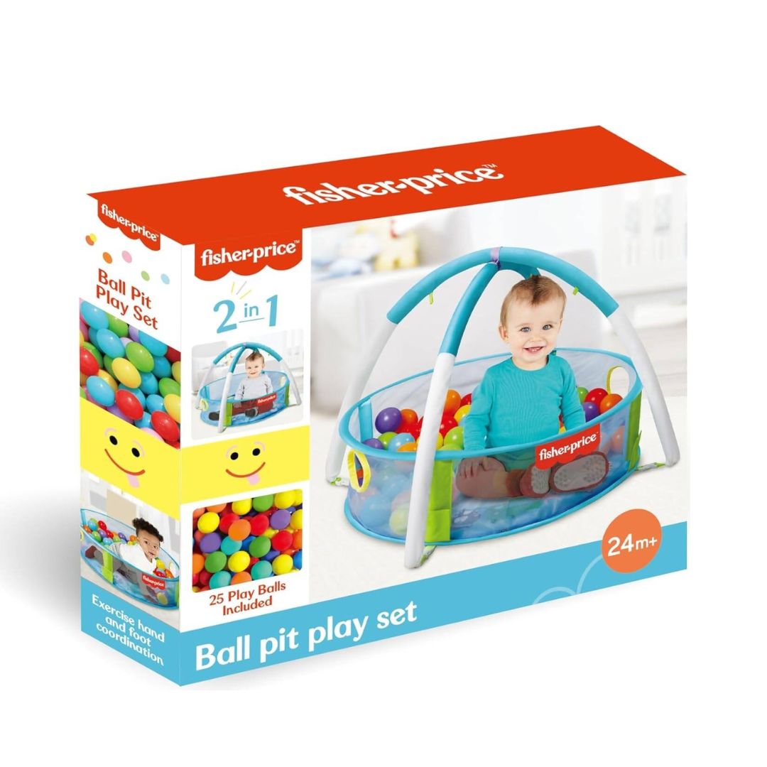 FISHER PRICE BABY BALL PIT W/25 BALLS, Ages 12M+
