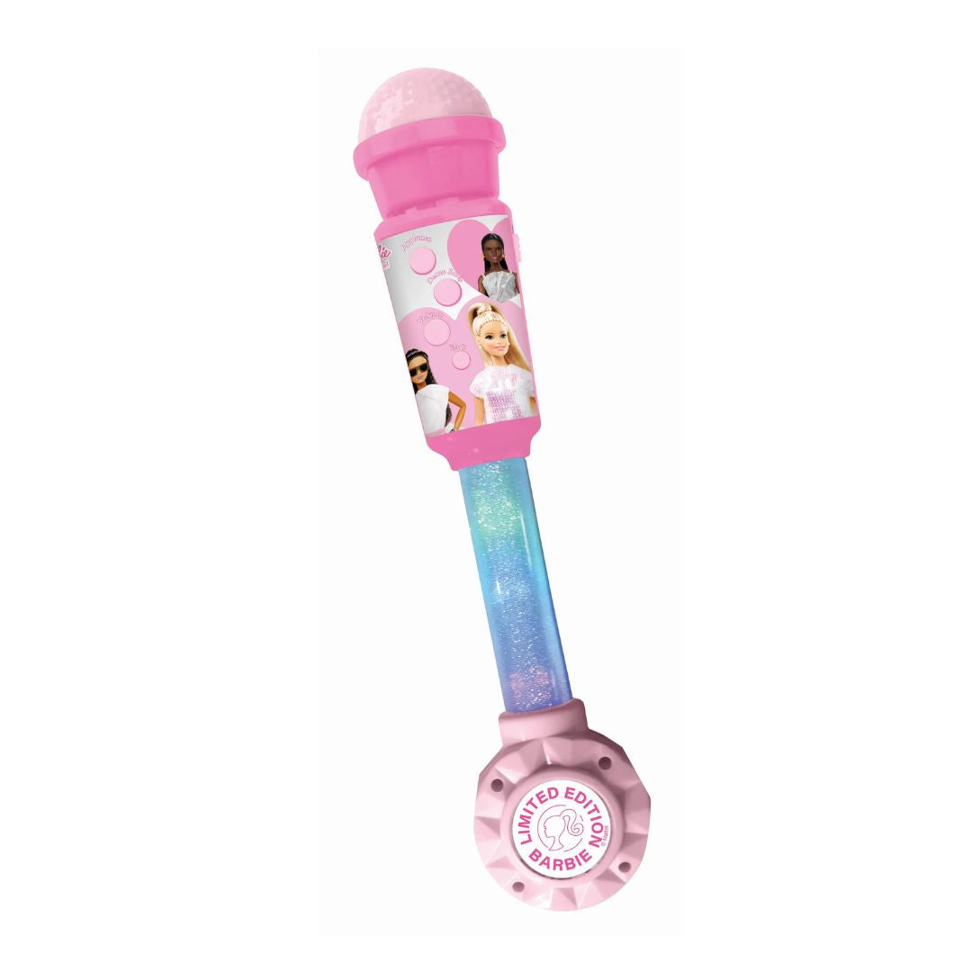 LEXIBOOK BARBIE LIGHTING MICROPHONE W/SPEAKER (AUX-IN), Ages 4+.