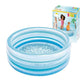 Intex Blue Bliss Splash Pool round inflatable blue backyard paddling pool for toddlers and kids