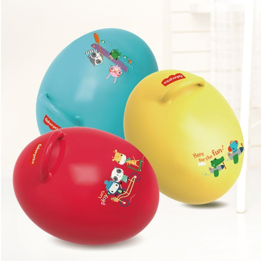 BOUNCY EGG WITH FOOT PUMP