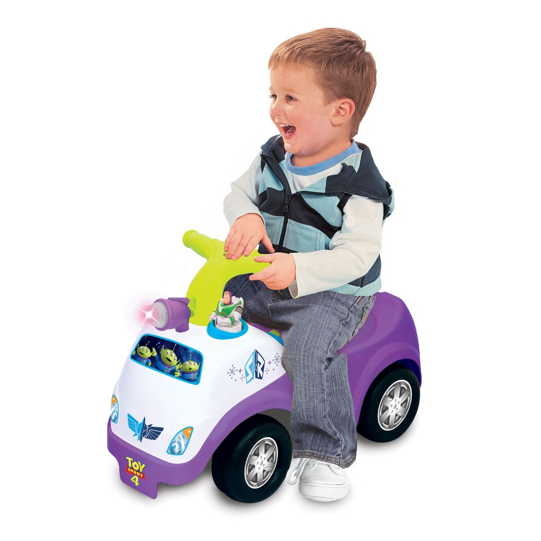 KIDDIELAND BUZZ LIGHT N SOUND ACTIVITY RIDEON,Ages 12-36M