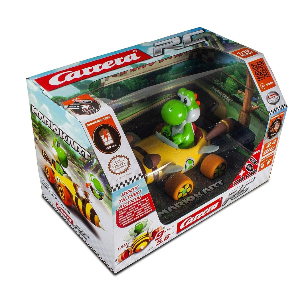 Carrera RC Mario Kart Bumble Vibe 1:18 scale remote control car for kids indoor racing